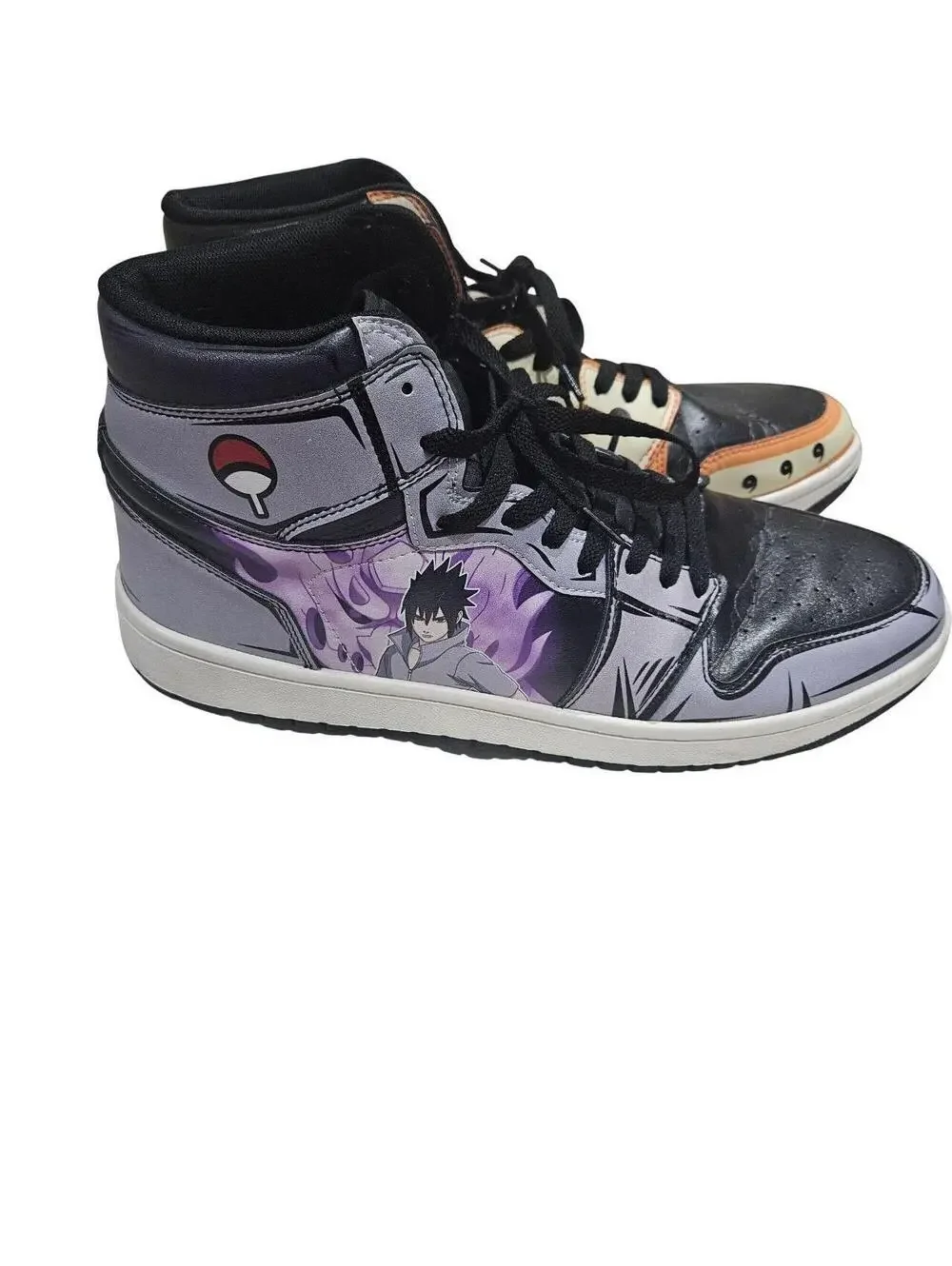 Anime-Themed High-Top Sneakers